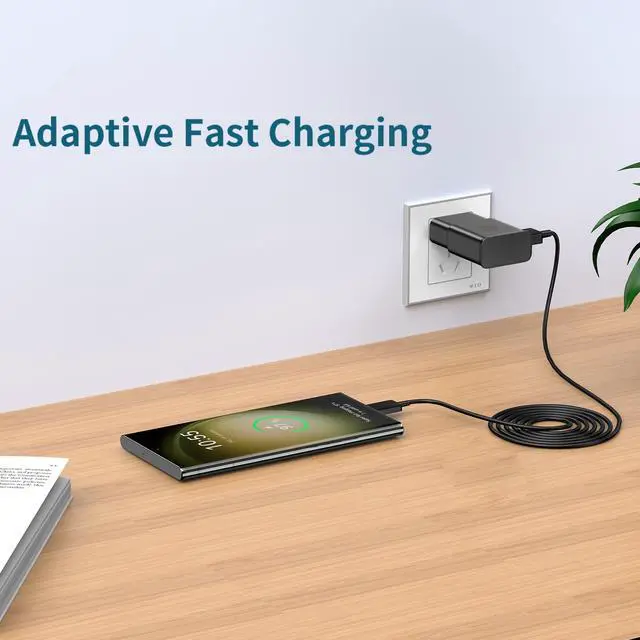 Alt view image 4 of 7 - KEHIPI Android Phone Charger,Samsung Charger Fast Charging Cord with 6.6ft Type C Cable for Samsung Galaxy S25Ultra/S25/S24/S23/S23 Ultra/S22/S21/S20/S20+/S10/S10+/S10e/S9/S9+/S8/S8Plus/Note 8/9/10/20