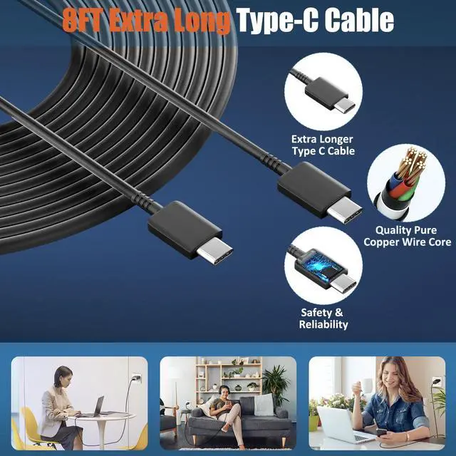 Alt view image 5 of 6 - KEHIPI Phone 17 16 15 Pro Max Charger 30W Type C Chargers USB C Fast Charger Block Phone 17 Chargers Fast Charging with 8FT C Charging Cable for Phone 17/17 Pro Max/16/16Pro Max/15/15 Pro/iPad/Samsung