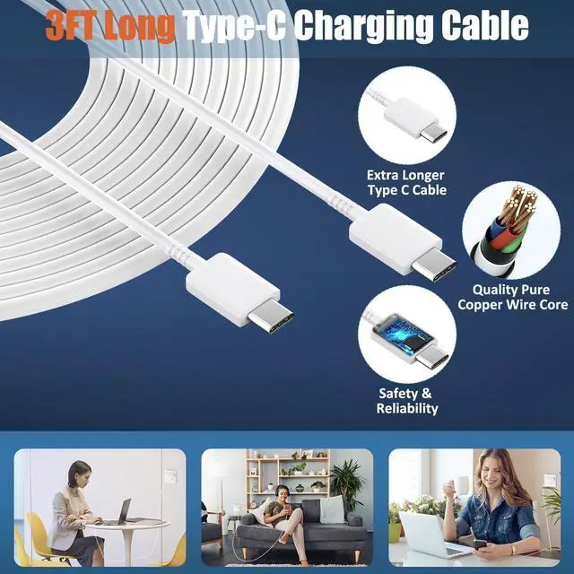 Alt view image 5 of 6 - KEHIPI Phone 17 16 15 Pro Max Charger 30W Type C Chargers USB C Fast Charger Block Phone 17 Chargers Fast Charging with 6FT C Charging Cable for Phone 17/17 Pro Max/16/16Pro Max/15/15 Pro/iPad/Samsung