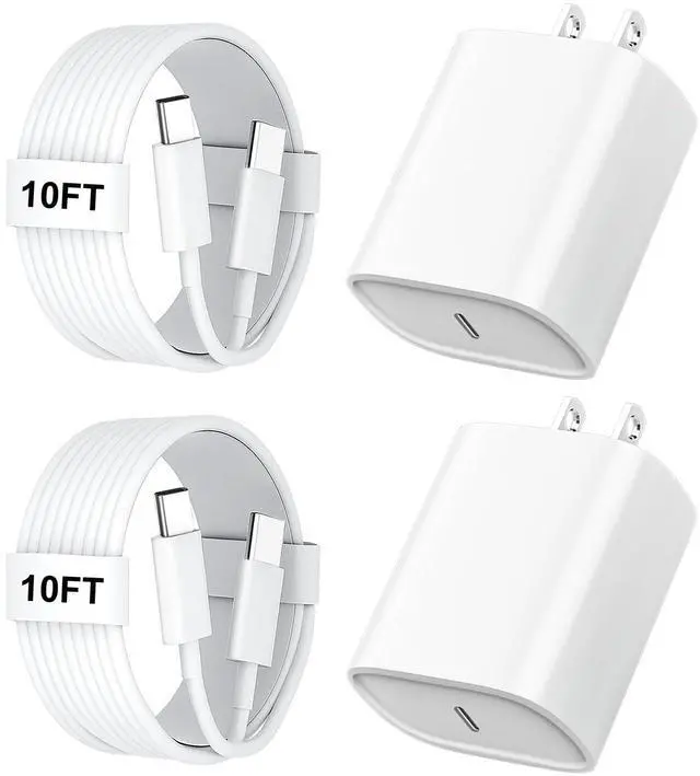 Main image of KEHIPI iPhone 17 16 Charger Fast Charging, 20W iPhone 17 16 Pro Max USB C Fast Charger Block with 10FT Long Type C Fast Charging Cable for iPhone 17/17 Pro Max/iPhone Air/16 Pro Max/15/iPad, Samsung