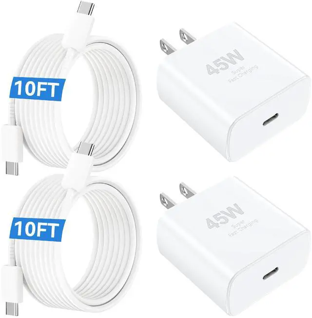 Main image of KEHIPI iPhone 17 Pro Max Charger Fast Charging 45W USB C iPhone 16 17 Fast Charger Block with 10 FT Long Type C Charging Cable Cord for iPhone 17 Pro Max/17 Pro/iPhone Air/17/16//16 Pro Max/15/Samsung