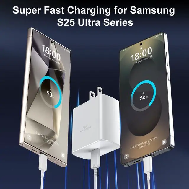 Alt view image 5 of 6 - KEHIPI iPhone 17 16 Pro Max Charger Fast Charging,45W USB C Fast Charger Block With Extra Long 10FT Type C Charger Fast Charging Cable for iPhone 17 Pro Max/17 Pro/iPhone Air/17/16//16 Pro Max/Samsung
