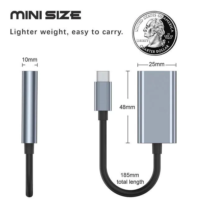 Alt view image 2 of 6 - KEHIPI USB C to HDMI Adapter for Monitor, 4K HDMI to USB C Laptop Docking Stations for MacBook pro, USB Type C to HDMI Cable for iPad air, USBC to HDMI Dongle for Chromebook XPS TV ect