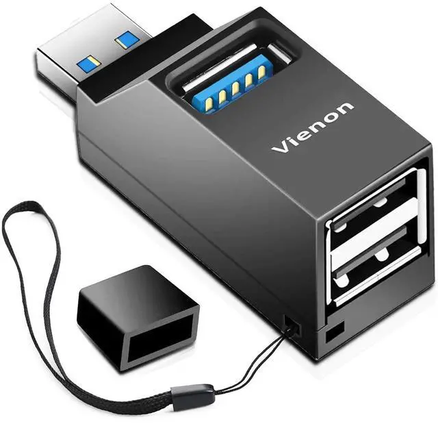Main image of KEHIPI USB 3.0 Hub, 3-Port Portable USB Expander USB Splitter for Laptop, Car, Mac Pro, iMac, MacBook Air, MacBook Pro, MacBook and More