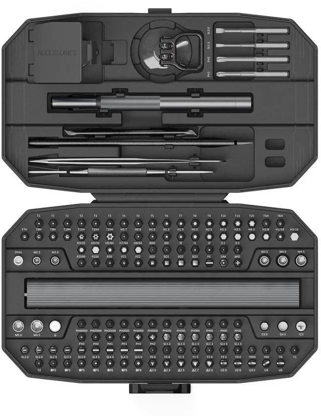 Main image of KEHIPI Precision Electric Screwdriver Set,160-in-1 Mini Electric Screwdriver,650mAh Rechargeable Screwdrivers,S2 Magnetic Bit,3 Torque Settings,Repair Tool Kit for Computer Phone Laptop Camera Watch