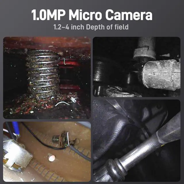 Alt view image 6 of 7 - USB C Endoscope Camera with Light, Teslong Type-C Snake Borescope Camera with 8 LED Lights, 10FT Flexible Waterproof Inspection Cam, Fiber Optic Scope Compatible with iPhone 15/16, Android Phone