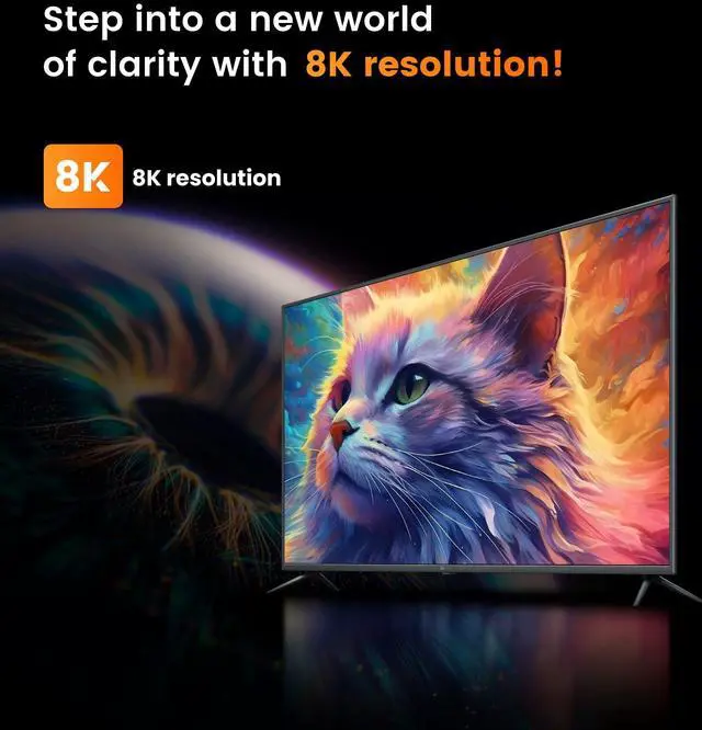 Alt view image 2 of 7 - KEHIPI 8K HDMI Audio Extractor Splitter, 1080P HDMI Audio Converter Aapter + Optical Toslink SPDIF + L/R Stereo Analog Audio for Fire Stick, Blu-Ray Player (8K 60Hz Black)