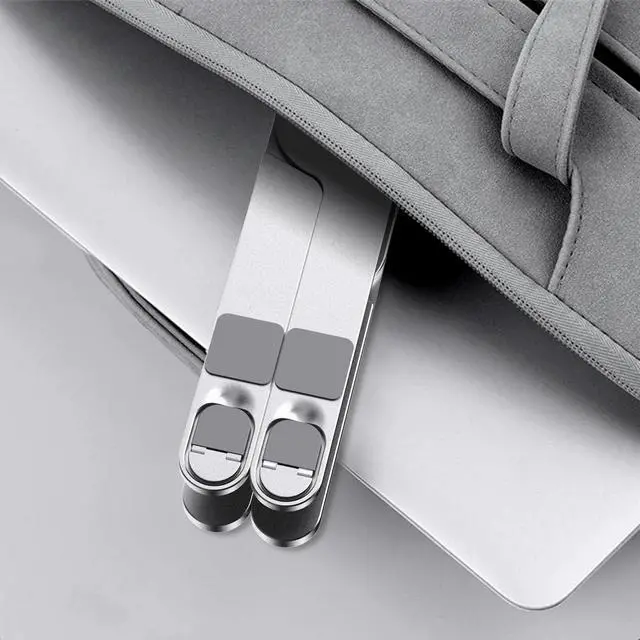 Alt view image 6 of 6 - KEHIPI Laptop Stand 360 Degree Rotation Adjustable Portable for 10" - 17" Laptop Tablet