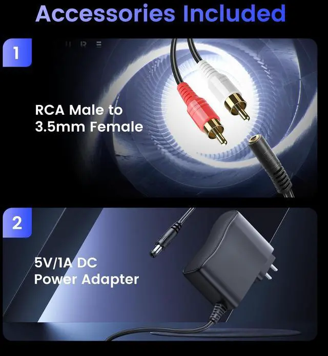 Alt view image 7 of 7 - KEHIPI 4K HDMI Audio Extractor Splitter, 4K@60Hz HDMI Audio Converter Adapter + Optical Toslink SPDIF + L/R Stereo Compatible with Fire Stick, Blu-Ray Player (4K 60Hz Black)