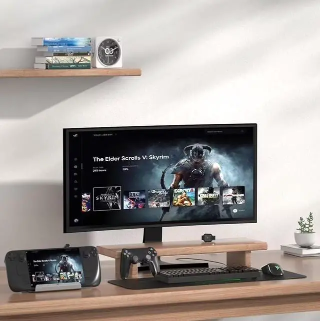 Alt view image 7 of 7 - KEHIPI 9-in-1 Steam Deck Docking Station for Steam Deck/Rog Ally/Switch/Legion Go Dual Cooling Fans 4K@60Hz,6 USB Ports,1000Mbps,Type C 100W PD 40Gbps Adapter