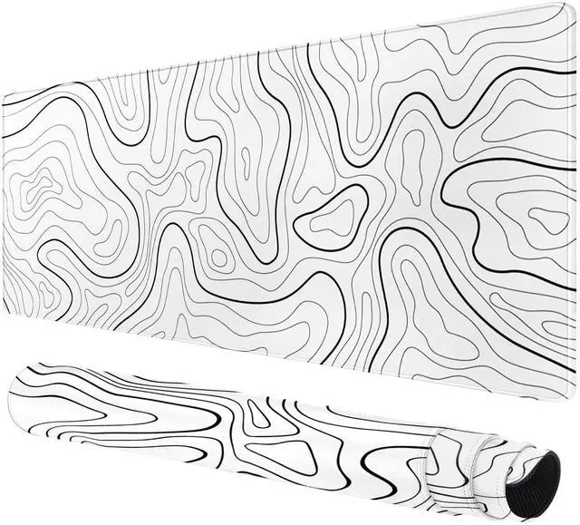 Main image of KEHIPI Large Mouse Pad for Desk - Gaming Mouse Pad with Stitched Edges, Anti-Slip Base, Desk Mat Desk Pad for Keyboard and Mouse