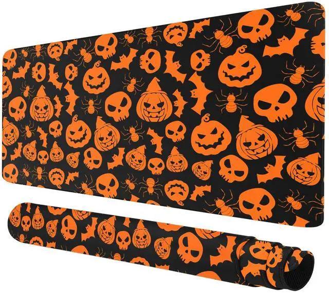 Main image of KEHIPI Halloween Mouse Pad - 31.5×15.8 Inch Gaming Mouse Pad with Stitched Edges for Keyboard and Mouse