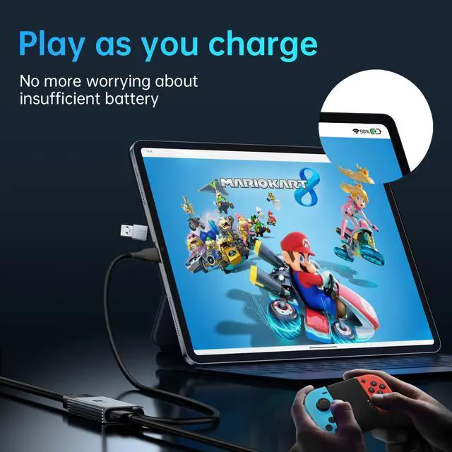 Alt view image 3 of 7 - KEHIPI USB 3.0 Video Capture Card with 100W PD - HDMI to USB/USB-C Capture Card 1440P 30fps & 1080P 60fps Video Capture Device for Streaming, Game Recording, Compatible for Quest 3, Switch, PS4/PS5