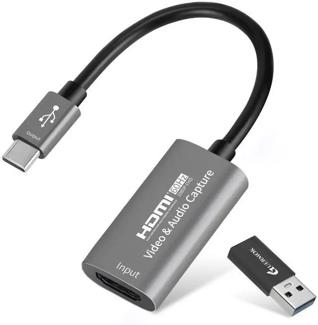 Main image of KEHIPI Video Capture Card, USB 3.0 HDMI to USB C Capture Card, 4K 1080P60FPS Capture Devices for Gaming Live Streaming Video Recorder, for Windows Mac OS System PS4/5 Switch Xbox Steam OBS