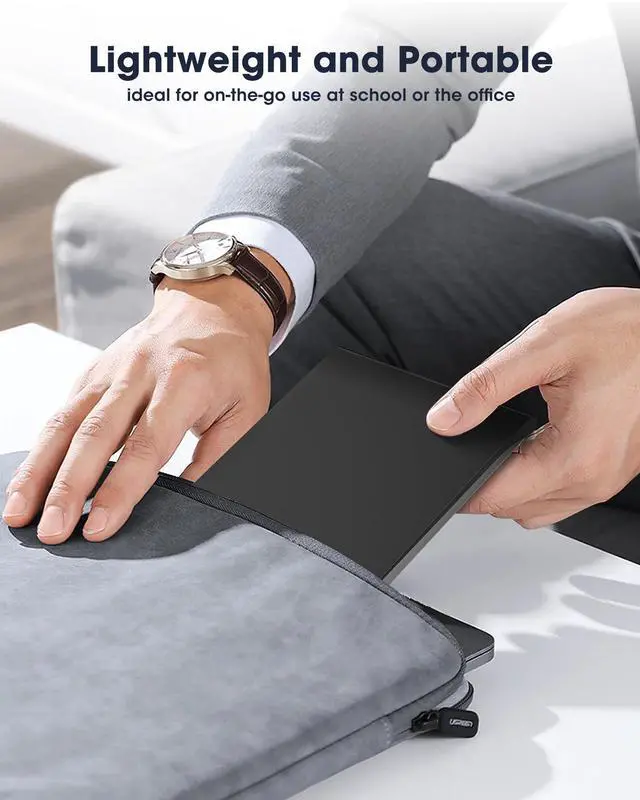 Alt view image 7 of 7 - KEHIPI External CD DVD Drive for Laptop, USB 3.0 Type-C CD DVD Disc Reader Writer Burner, USB-C Portable CD DVD Player for Windows 11/10/7 PC Apple Mac MacBook Linux Computer, RF21-MAS