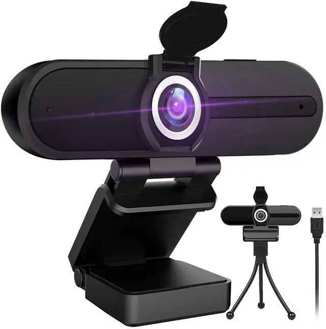 Main image of KEHIPI 4K Webcam with Microphone,8 Megapixel Web Cam,Ultra HD Web Camera for Computers,Webcam for Laptop Desktop,USB Webcam with Privacy Cover,Pro Streaming Webcam for Video Calling