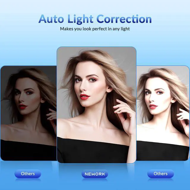 Alt view image 6 of 7 - KEHIPI 4K Webcam for PC with Sony Sensor, Auto Focus & Privacy Cover, Ultra HD 4K Streaming Camera with Tripod, 2 Noise-Cancelling Mics, USB Plug & Play, 77° FOV, Web Camera for Zoom, Skype, Teams