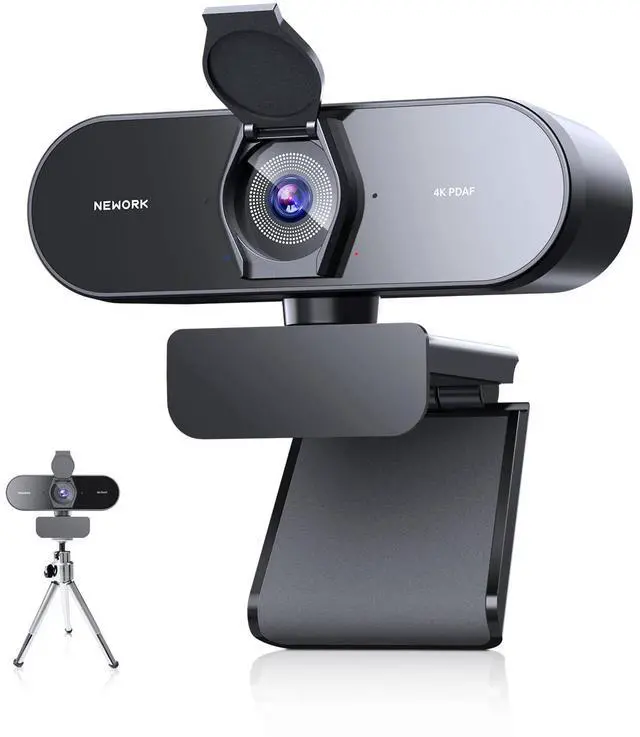 Main image of KEHIPI 4K Webcam with Sony Sensor, PDAF Autofocus, 1080P@60FPS, 2 Noise Reduction Mics, Auto Light Correction, USB Plug&Play, Privacy Cover, 79°FOV, Streaming Camera for PC, Mac, Laptop, Video Calls