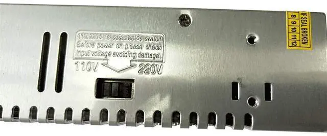 Alt view image 3 of 4 - KEHIPI AC 110V/220V to DC 12V 30A 360W Universal Regulated Switching Power Supply Adapter Transformer Driver Converter for LED Strip Light, CCTV Security Camera System, Computer Project