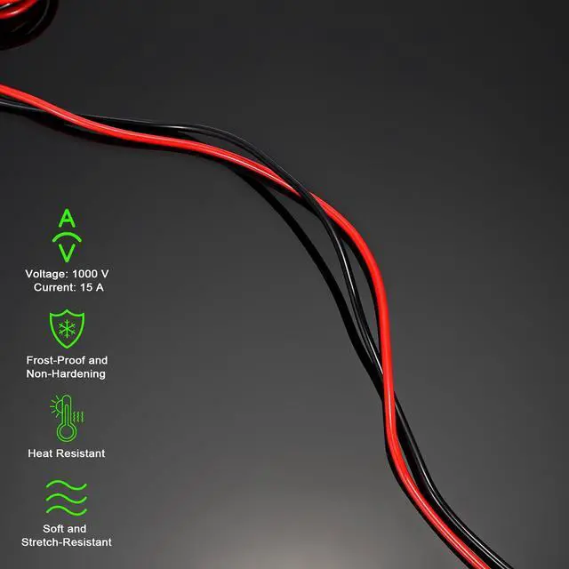 Alt view image 5 of 7 - KEHIPI Dual Ended Crocodile Alligator Clips, 15A Test Lead Wire Cable with Insulators Clips, 2Pcs 9.8 Ft/3M Test Flexible Cable with Protective Jack Copper Clamps for Electrical Testing