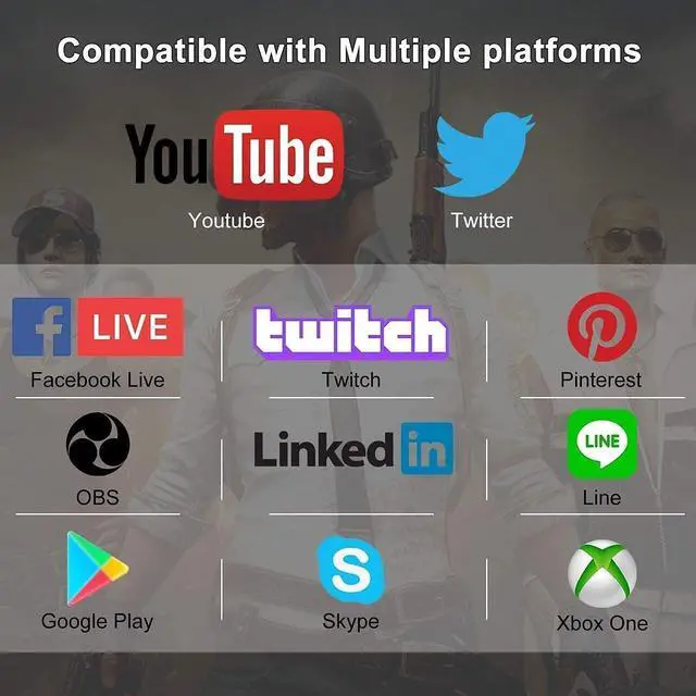 Alt view image 6 of 7 - KEHIPI Capture Card, HDMI USB3.0 Capture Card Nintendo Switch, Video Capture Card 4K 1080P 60FPS, Game Capture Card for Live Streaming, Video Conference, Recording, Works with PS4/PS5/PC/OBS/DSLR