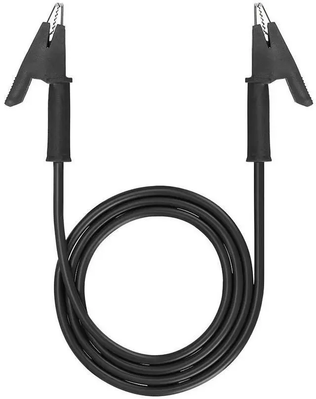 Alt view image 6 of 7 - KEHIPI Dual Ended Crocodile Alligator Clips, 15A Test Lead Wire Cable with Insulators Clips, 2 Pcs 3.3 ft/1m Test Flexible Cable with Protective Jack Copper Clamps for Electrical Testing