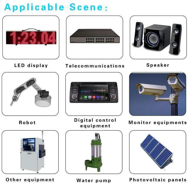 Alt view image 7 of 7 - KEHIPI  Voltage Converter DC 8V-40V to 13.8V 10A 138W Automatic Buck Boost Step Down Up Reducer Waterproof Module Transformer for Golf Cart Club Car