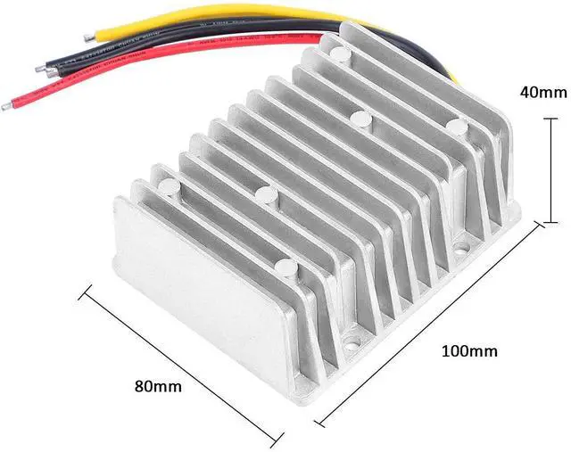 Alt view image 6 of 7 - KEHIPI 30A 360W 48V to 12V DC Voltage Regulator, Corded Electric, Waterproof Transformer for Golf Cart, Current Rating 30.0 Amps, Smart Chip Protection