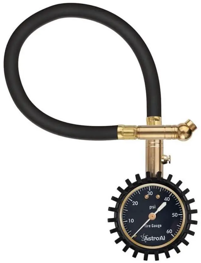 Main image of KEHIPI Tire Pressure Gauge, 0-60 PSI, Certified ANSI B40.1 Accurate with Large 2" Dial Easy to Read for Car, SUV, Truck & Motorcycle