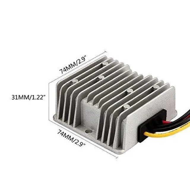 Alt view image 5 of 7 - KEHIPI  DC Voltage Converter 36V Step Down to 12V 10A 120W Waterproof Voltage Regulator for Golf Cart LED Strip Light Power Supply Transformer