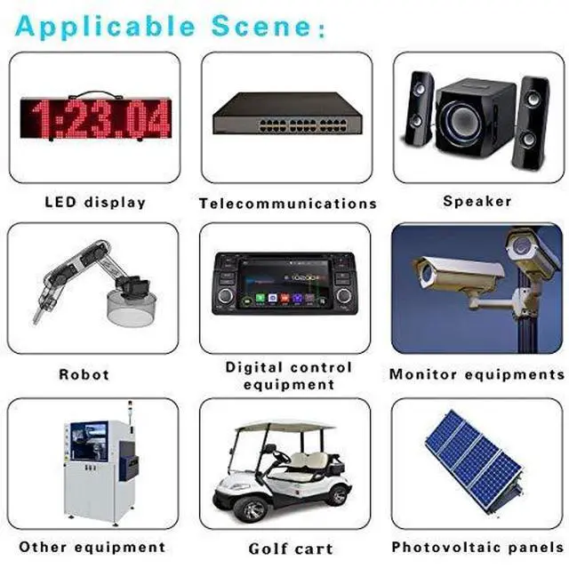 Alt view image 7 of 7 - KEHIPI  DC Voltage Converter 36V Step Down to 12V 10A 120W Waterproof Voltage Regulator for Golf Cart LED Strip Light Power Supply Transformer