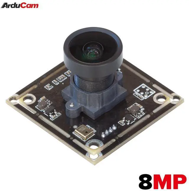 Alt view image 2 of 6 - KEHIPI 8MP IMX179 USB Camera Module, Wide Angle Lightburn Webcam with 115°(H) M12 Lens, Single Microphone for Windows, Linux, Android, and Mac OS
