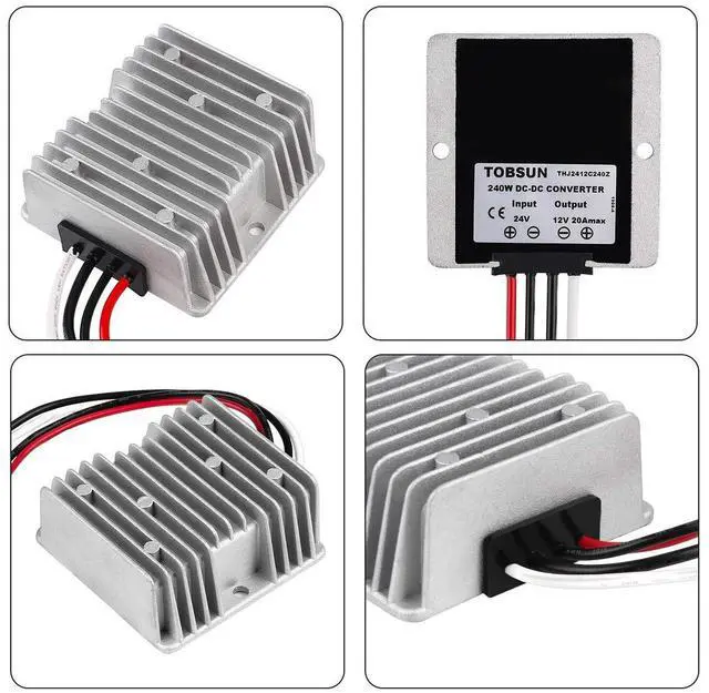 Alt view image 2 of 7 - KEHIPI DC Voltage Regulator DC 24V Step Down to 12V 20A 240W Buck Converter Reducer Power Converter Waterproof Module Transformer for Golf Cart