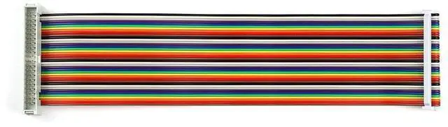 Alt view image 2 of 6 - KEHIPI Male to Female GPIO Ribbon Cable 40pin 8inch Breadboard Jumper Wires for Connection Raspberry Pi 5 3 2 Model B B+ w/ 3.5/5 inch TFT Touch Screen LCD Display (Pack of 2)