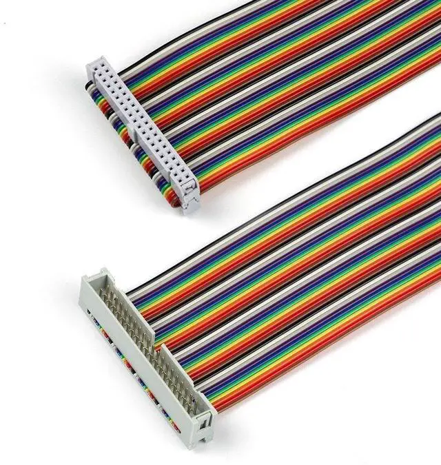 Alt view image 3 of 6 - KEHIPI Male to Female GPIO Ribbon Cable 40pin 8inch Breadboard Jumper Wires for Connection Raspberry Pi 5 3 2 Model B B+ w/ 3.5/5 inch TFT Touch Screen LCD Display (Pack of 2)