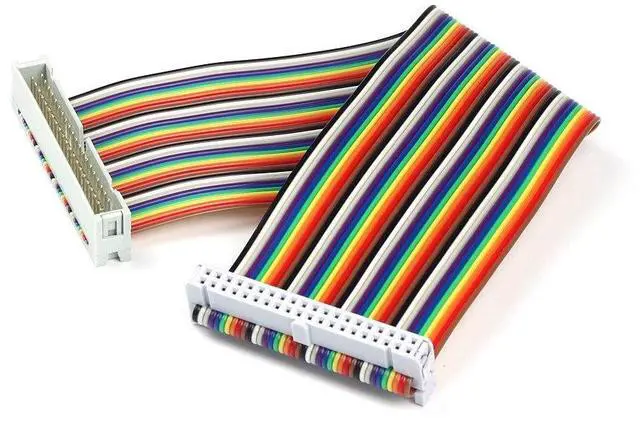 Alt view image 5 of 6 - KEHIPI Male to Female GPIO Ribbon Cable 40pin 8inch Breadboard Jumper Wires for Connection Raspberry Pi 5 3 2 Model B B+ w/ 3.5/5 inch TFT Touch Screen LCD Display (Pack of 2)