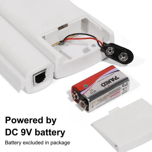 Alt view image 5 of 7 - KEHIPI Professional Network Cable Tester  Fast & Reliable RJ45/RJ11/RJ12 Ethernet Tester for Cat5, Cat5e, Cat6 Cables  Perfect LAN Cable Testing Tool