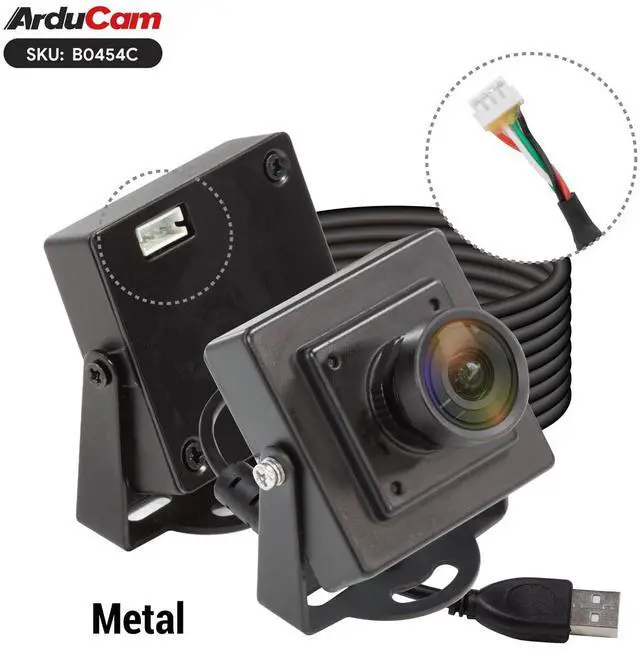 Alt view image 4 of 7 - KEHIPI OV5648 USB Camera Module, 5MP Webcam, 110°(D) Wide Angle Manual Focus USB Camera for Windows, Linux, Android, and Mac OS