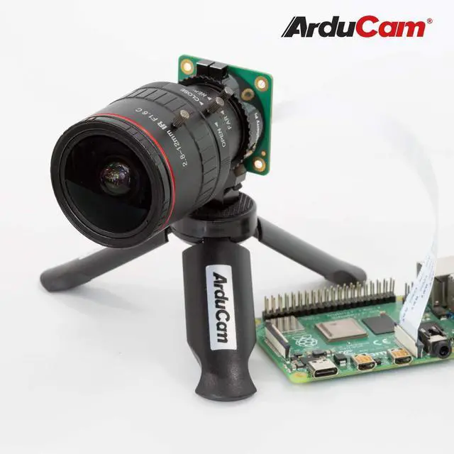 Alt view image 5 of 6 - KEHIPI 2.8-12mm Varifocal C-Mount Lens for Raspberry Pi HQ Camera, with C-CS Adapter, Industrial Telephoto Lens