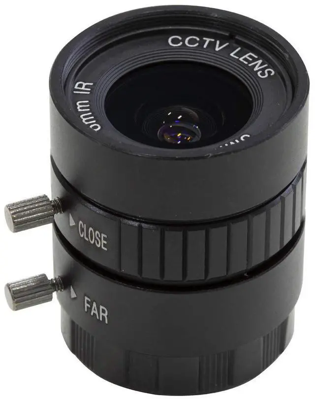 Main image of KEHIPI Lens for Raspberry Pi HQ Camera, Wide Angle CS-Mount Lens, 6mm Focal Length with Manual Focus and Adjustable Aperture
