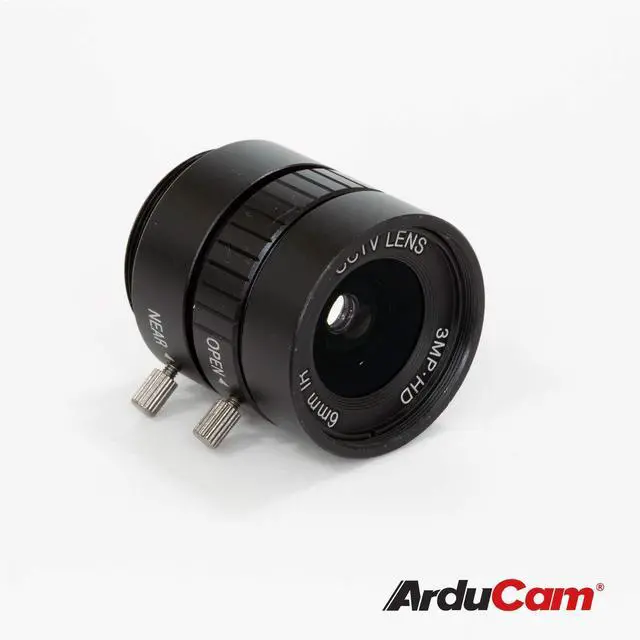 Alt view image 3 of 6 - KEHIPI Lens for Raspberry Pi HQ Camera, Wide Angle CS-Mount Lens, 6mm Focal Length with Manual Focus and Adjustable Aperture