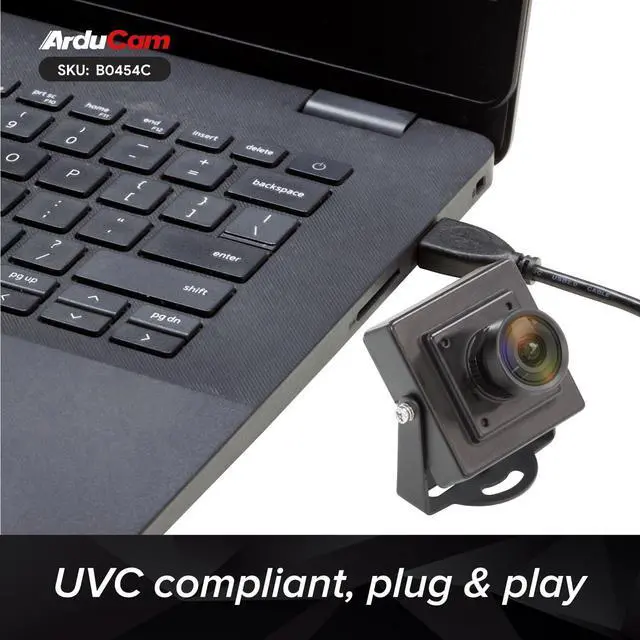 Alt view image 7 of 7 - KEHIPI OV5648 USB Camera Module, 5MP Webcam, 110°(D) Wide Angle Manual Focus USB Camera for Windows, Linux, Android, and Mac OS