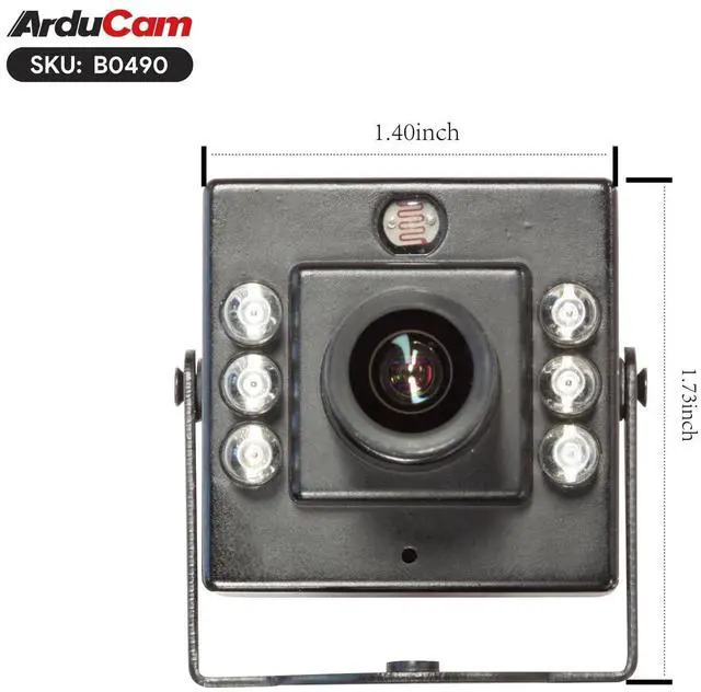 Alt view image 4 of 7 - KEHIPI 1080P Day & Night Vision USB Camera for Computer, 2MP Automatic IR-Cut Switching All-Day Image USB2.0 IMX462 Webcam Board with 940nm IR LEDs for Windows, Linux, Android and Mac OS