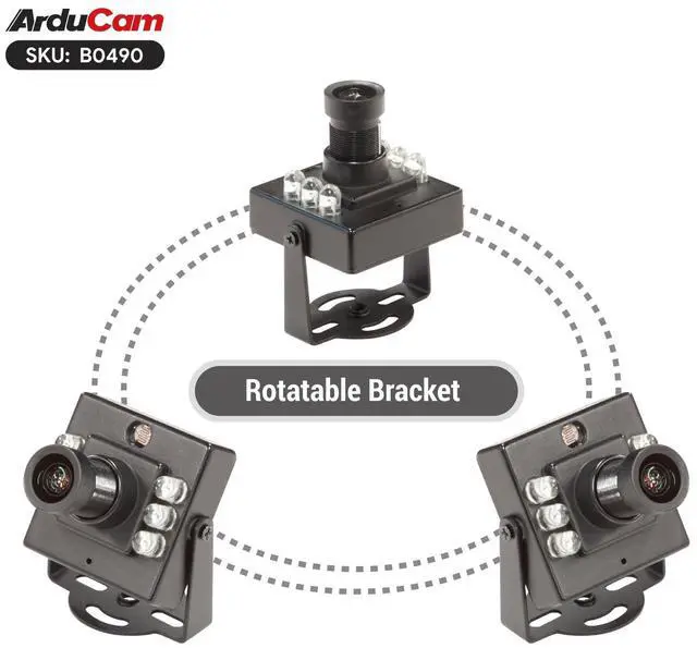 Alt view image 5 of 7 - KEHIPI 1080P Day & Night Vision USB Camera for Computer, 2MP Automatic IR-Cut Switching All-Day Image USB2.0 IMX462 Webcam Board with 940nm IR LEDs for Windows, Linux, Android and Mac OS