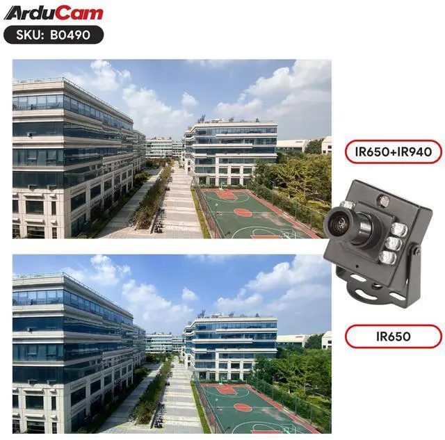 Alt view image 7 of 7 - KEHIPI 1080P Day & Night Vision USB Camera for Computer, 2MP Automatic IR-Cut Switching All-Day Image USB2.0 IMX462 Webcam Board with 940nm IR LEDs for Windows, Linux, Android and Mac OS