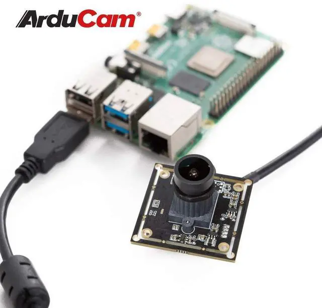 Alt view image 4 of 6 - KEHIPI 1080P Low Light WDR USB Camera Module for Computer, 2MP 1/2.8 CMOS IMX291 100 Degree Wide Angle Mini UVC Webcam Board with Microphone, 3.3ft/1m Cable for Windows Linux Mac OS