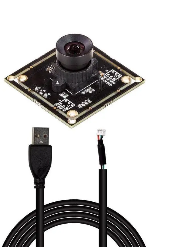 Main image of KEHIPI 100fps Global Shutter Color USB Camera Board, 1MP OV9782 UVC Webcam Module with Low Distortion M12 Lens Without Microphones
