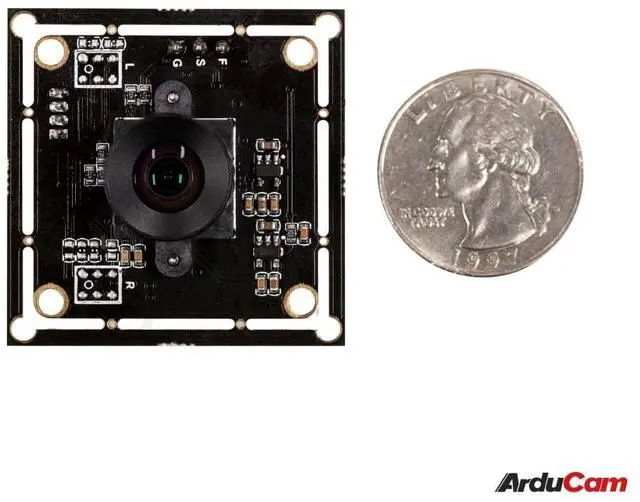 Alt view image 4 of 6 - KEHIPI 100fps Global Shutter Color USB Camera Board, 1MP OV9782 UVC Webcam Module with Low Distortion M12 Lens Without Microphones