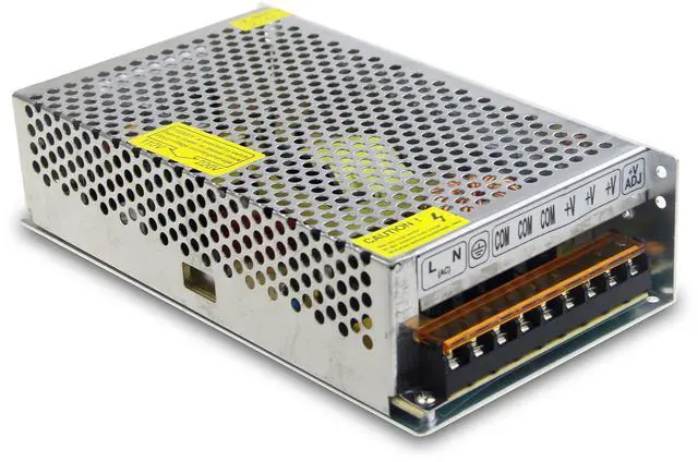 Alt view image 2 of 7 - KEHIPI 5V 40A DC Power Supply 200W 4.5V 5.5V Power Adapter 110V/220V AC to DC 5 Volt 40 Amp Converter Low Voltage Transformer 2 Output LED Driver for WS2812B WS2811 LED Strip Pixel Light CCTV Camera