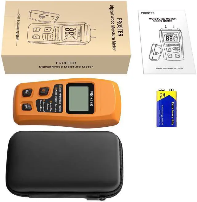 Alt view image 6 of 7 - KEHIPI Wood Moisture Meter - Digital Moisture Detector Moisture Tester, Pin-Type Moisture Detector Damp Tester for Wood Firewood Paper Floor